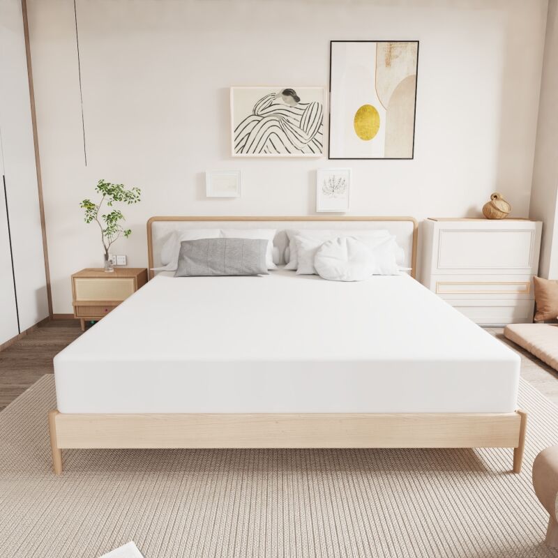 Matelas compressé en boîte en mousse mémoire de forme orthopédique de luxe pour hôtel