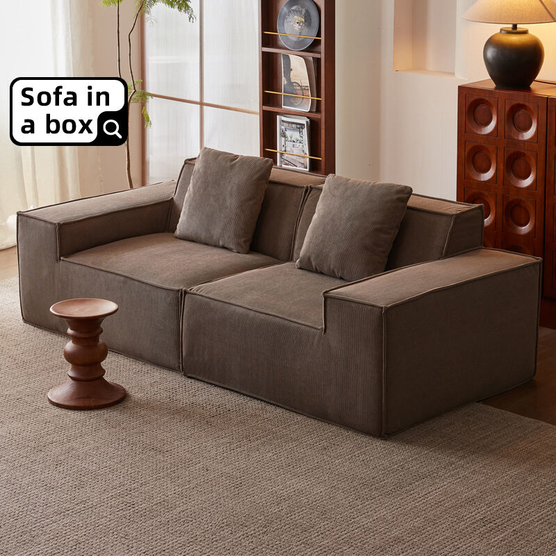 Conjunto de sofá comprimido en nube modular de espuma de memoria prensado al vacío