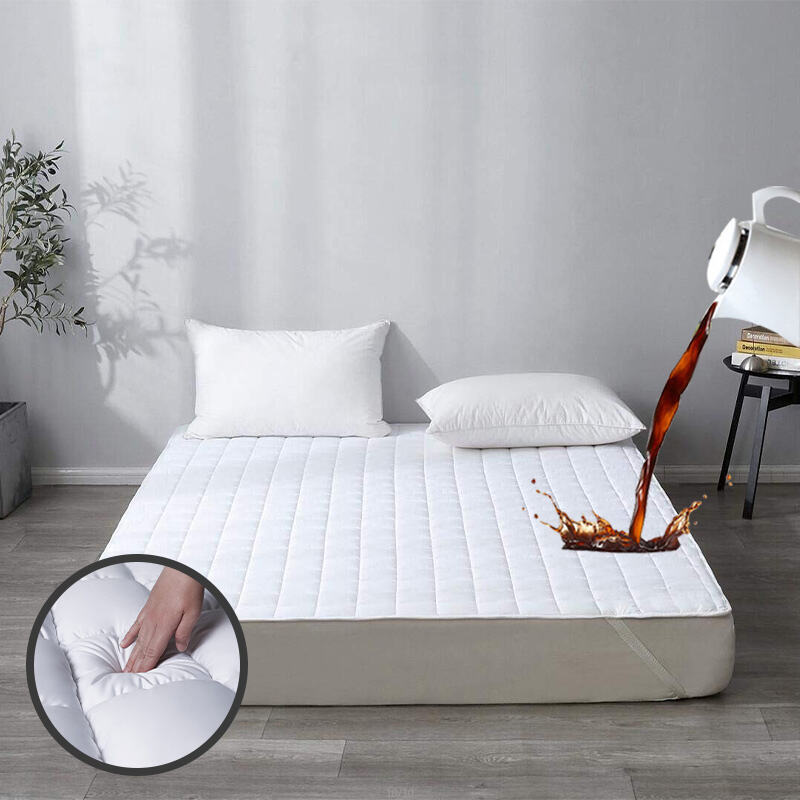 Certifikovaný vodotěsný ochranný příkrov na matraci podle normy OEKO-TEX - král/královna, 100% polyester mikrovlákno prošívané