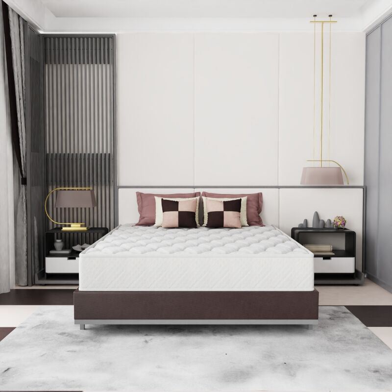 Matelas orthopédique en mousse compressée pour lit simple, jumeau, queen ou king size