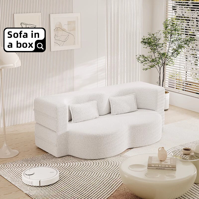 Katlanabilir Kanapeler Alan Kazançlı Yüksek Yoğunluklu Espuma Katlanabilir Yatak Sofa Matrası