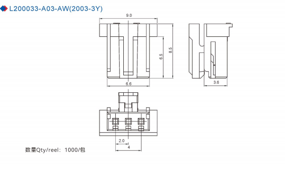 Strip Connector 2.0mm L200033 series