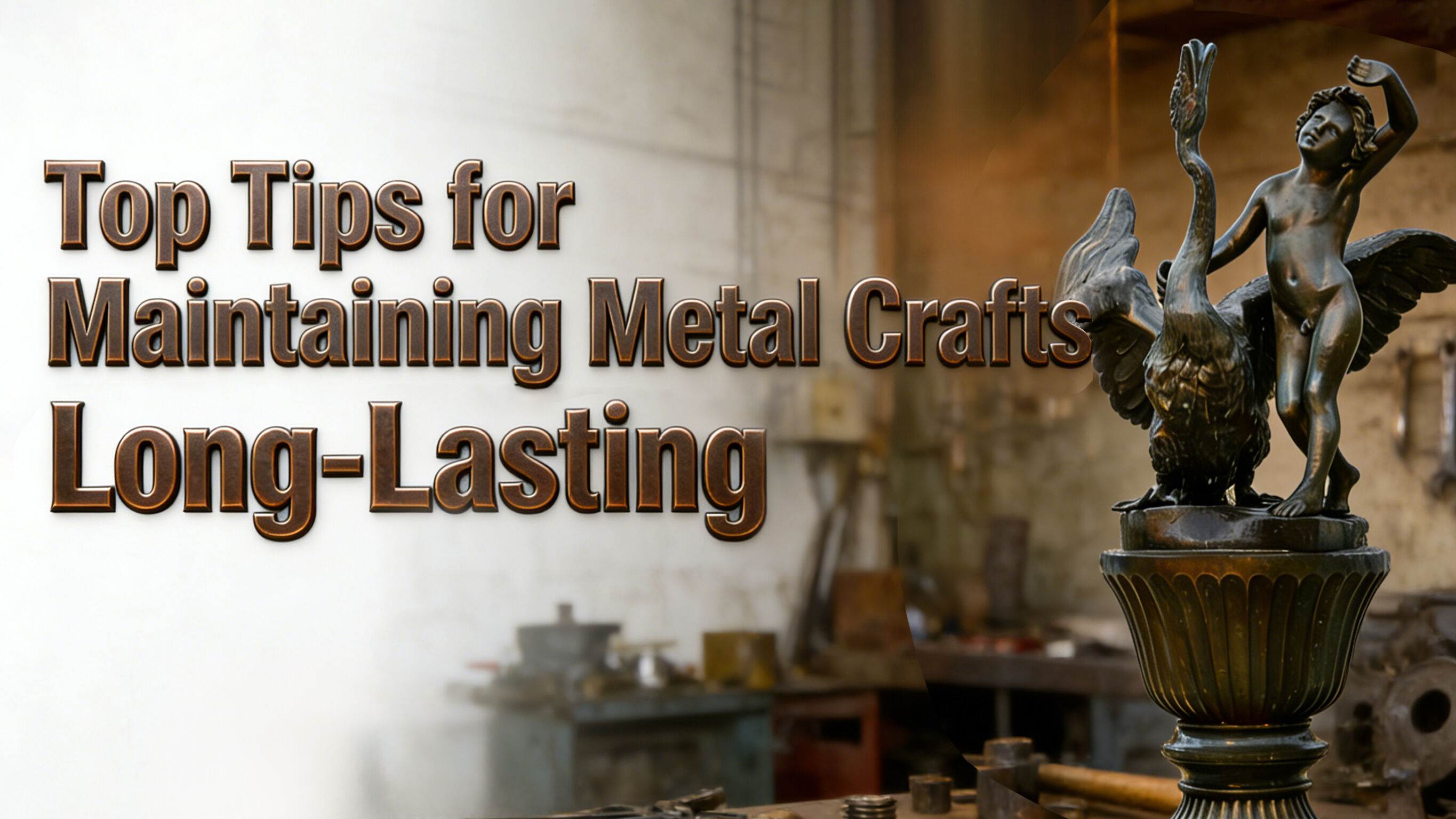 Bästa tipsen för att hålla metallkonstföremål länge