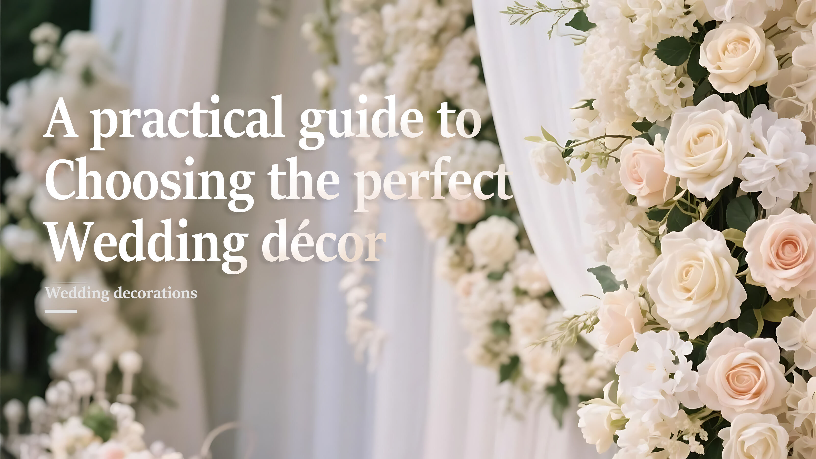 Dicas para Escolher a Decoração Perfeita para o Casamento