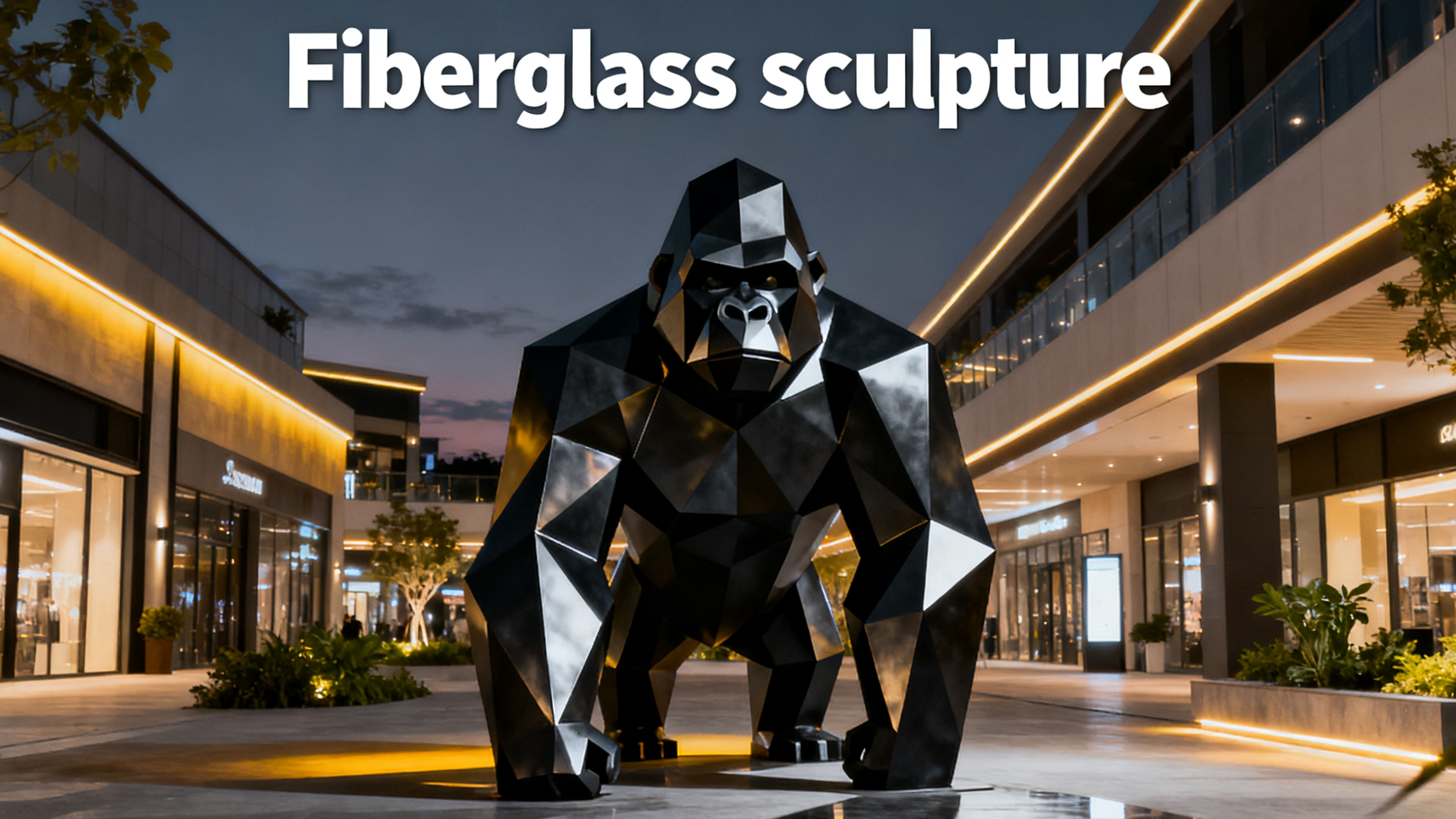 なぜガラス繊維彫刻が屋外装飾で人気なのか？