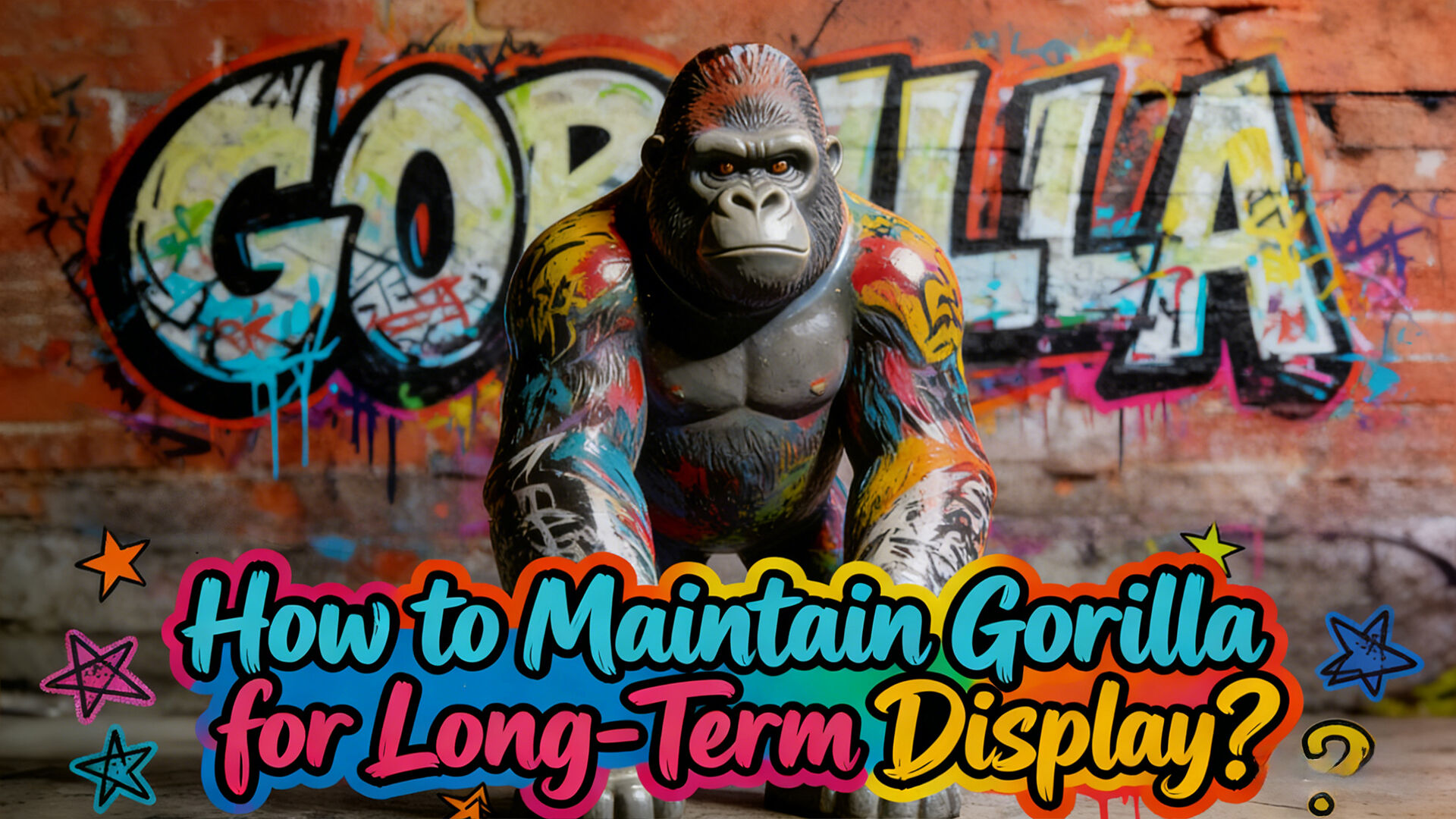 How to Maintain Gorilla Sculpture for Long-Term Display?
