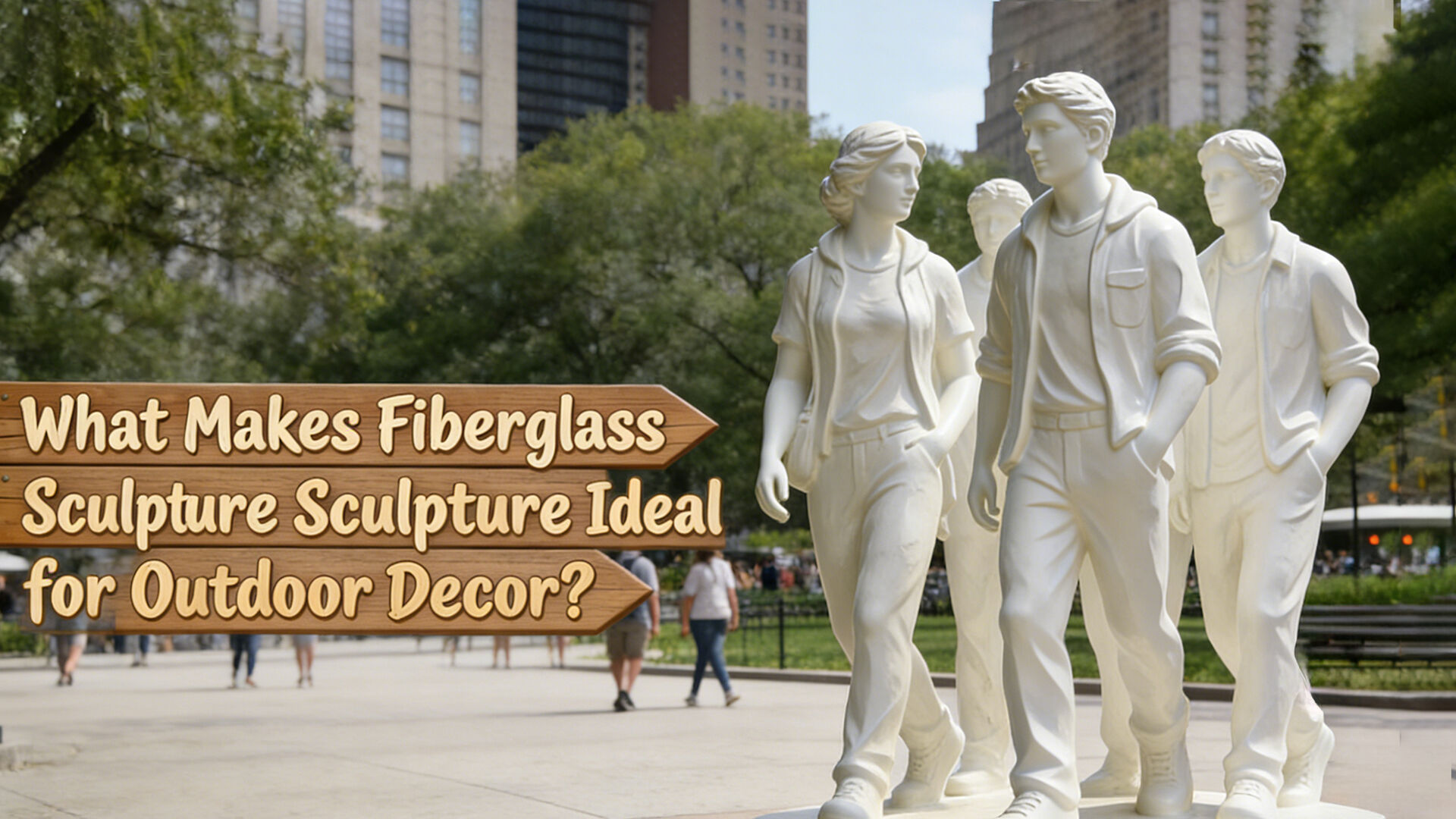 What Makes Fiberglass Sculpture Ideal for Outdoor Decor?
