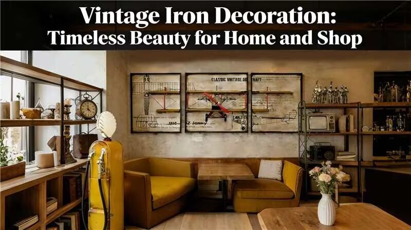 Vintage Iron Decoration: Timeless Beauty for Home and Shop
