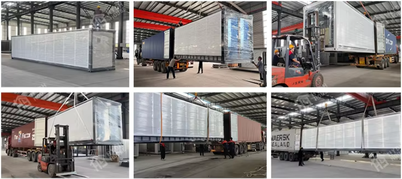 20 foot double wing expandable container housemovable modular house-8