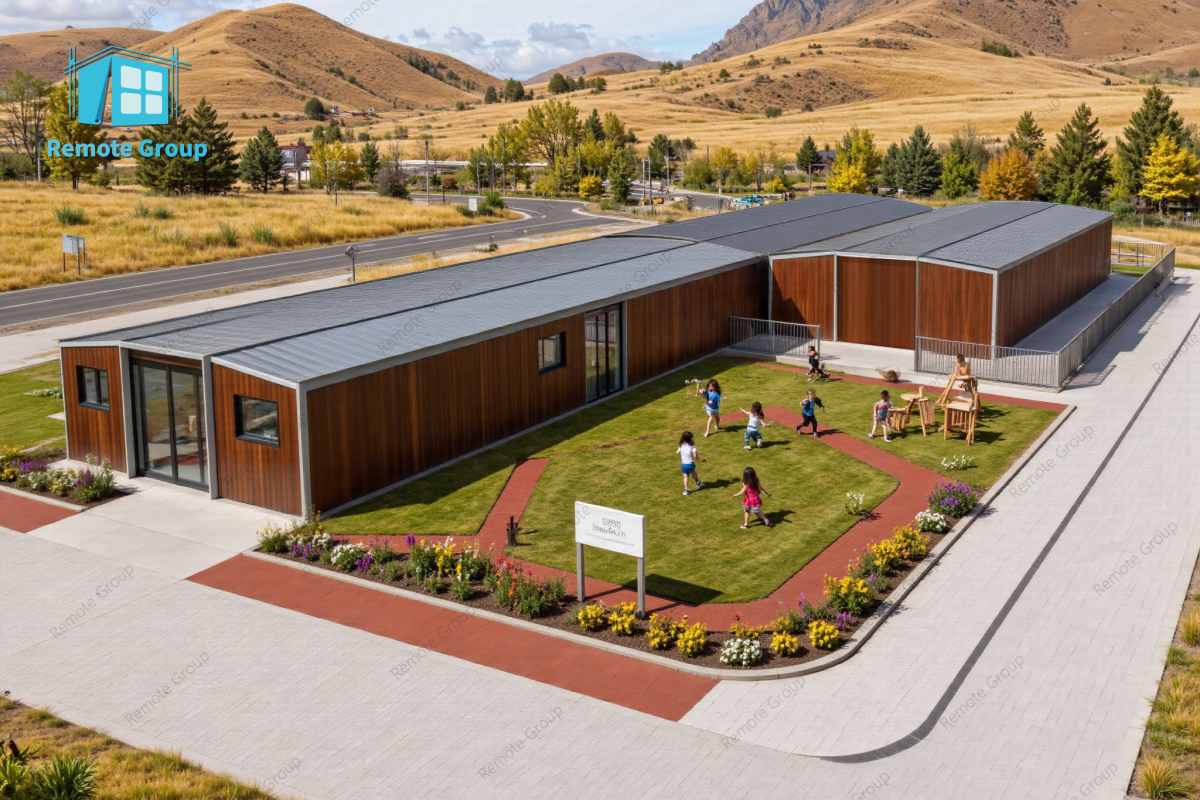 Building a Sustainable Future: Constructing a Modern Orphanage Using Container Houses