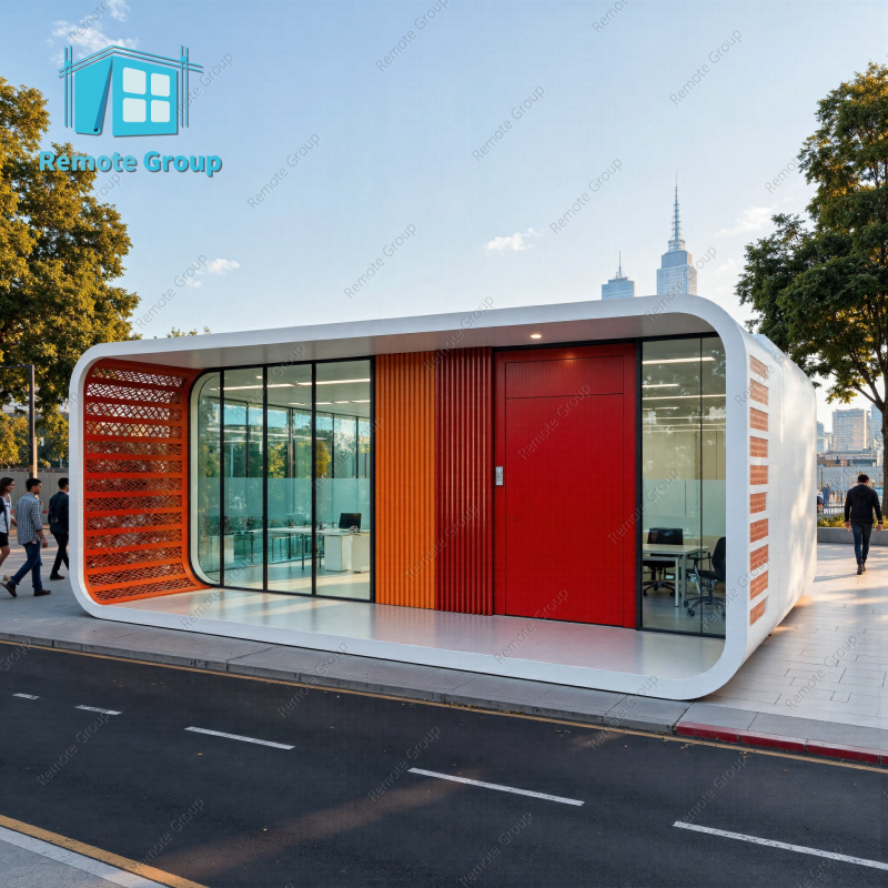 Hot Selling Mobile Apple Cabin 20ft 40ft Sturdy and Durable Luxurious Container Houses