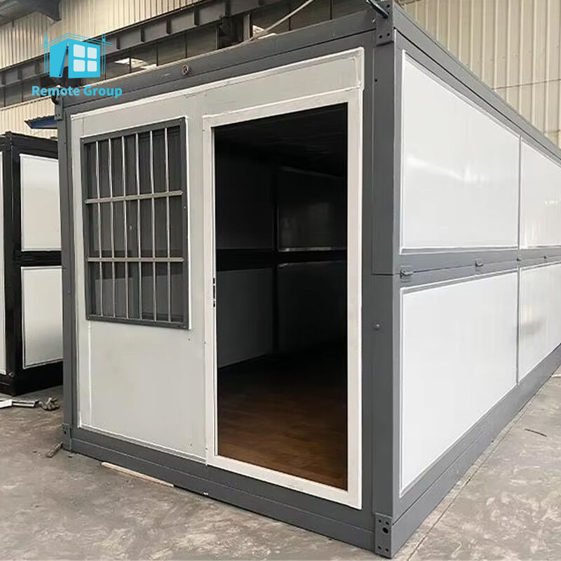 Hot Sale High Quality Fast Build Steel Villa 20ft Prefab Z Foldable Container House Tiny Home for Sale