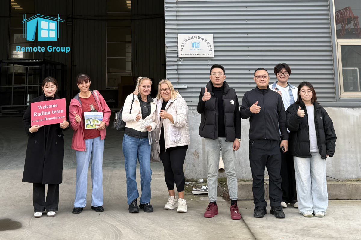 Bulgarian Radina Arnaudova and her team visited a Remote company and toured the factory.