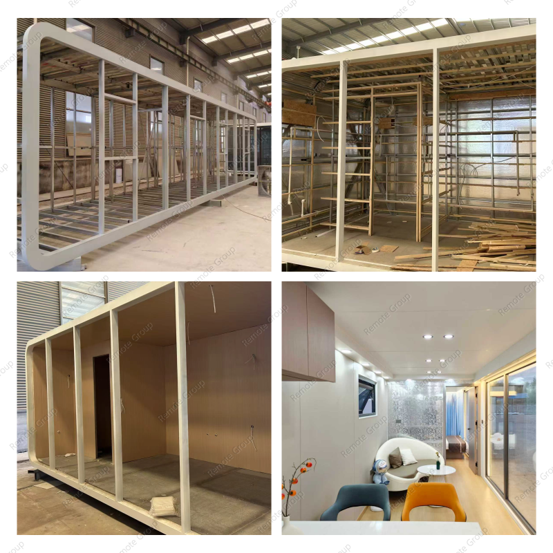 Het snelle bouwproces van geprefabriceerde huizen