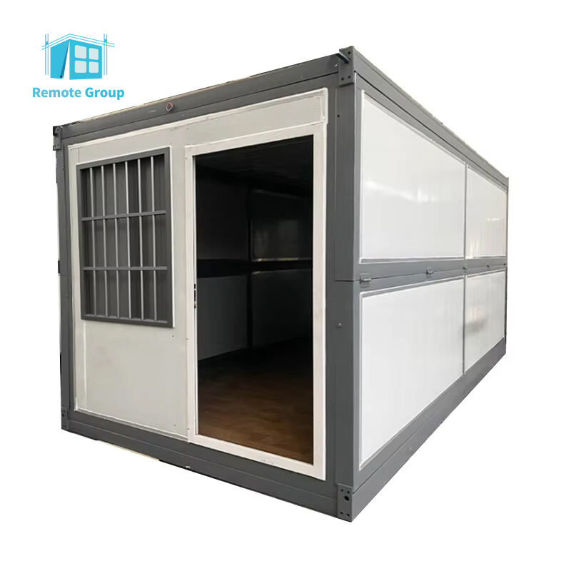 China Wholesale Mobile Z Folding Office Foldable Container House 20ft Container Home Collapsible Container