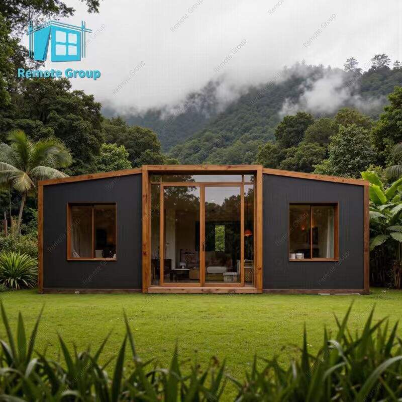 Portable Luxury Modular Homes 20ft 40ft Expandable Steel Container 1-4 Bedroom Tiny Villas Prefabricated Luxury Housing