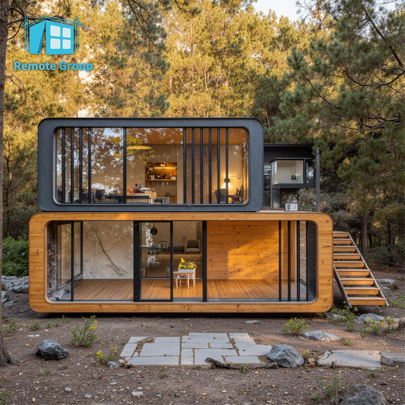 Cheap Prefabricated Mobile Prefab Portable Apple Cabin Home 20Ft 40Ft Office Pod