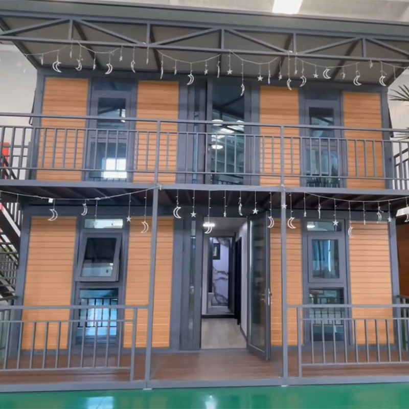 Expandable Container House with Two Wings – Interior Showcase