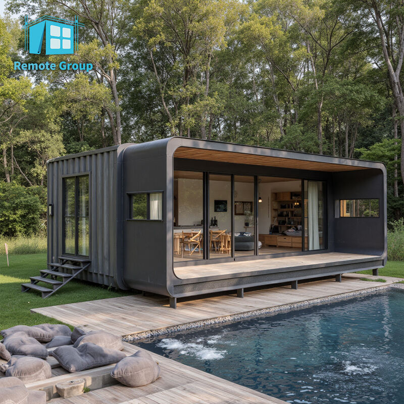 Customizable 20ft mobile home cheap Apple cabin suitable for hotels and rentals