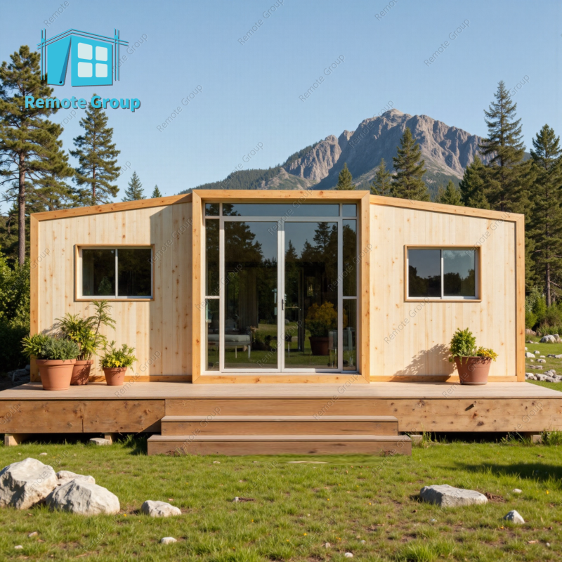 Direct sales 20ft and 40ft container expandable prefabricated houses with bathrooms