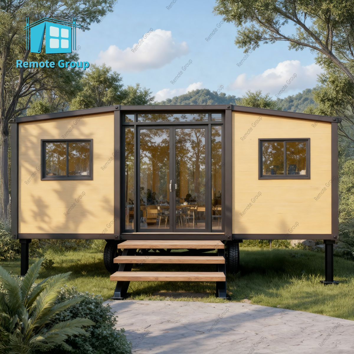 Expandable Container Houses 40Ft Container House Luxury Prefabricated Home 1 2 3 Bedroom Mobile Homes