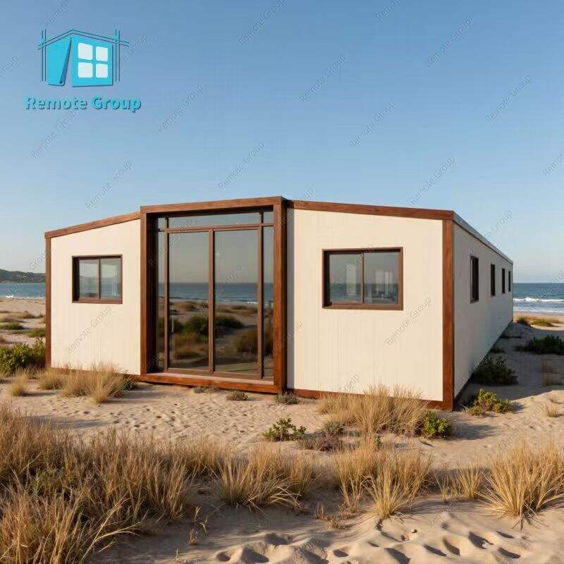 Factory direct rapid setup home for camps resorts and rentals expandable container house folding container house