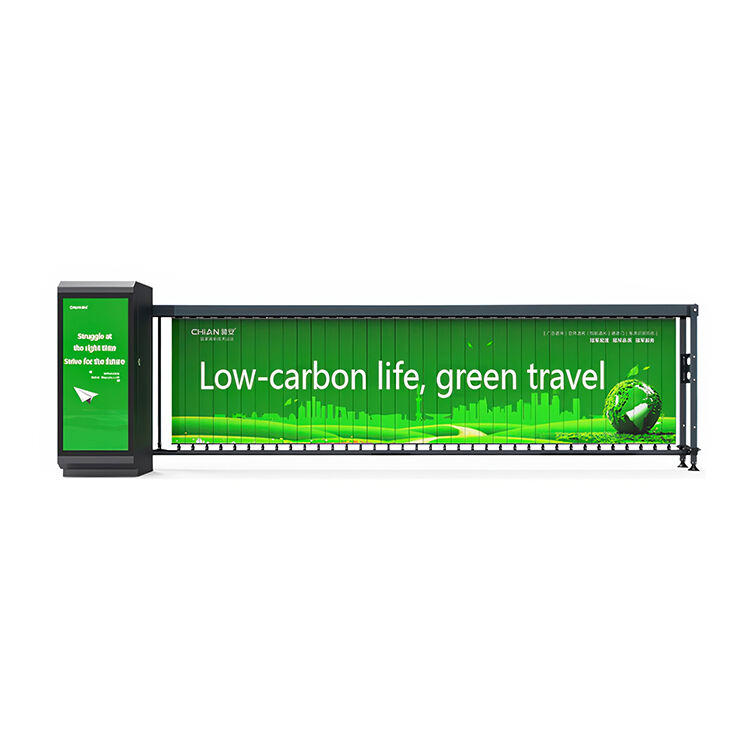 Barrier Automatic Gate Advertising Boom Road Gate Publish Ads for Residential Area