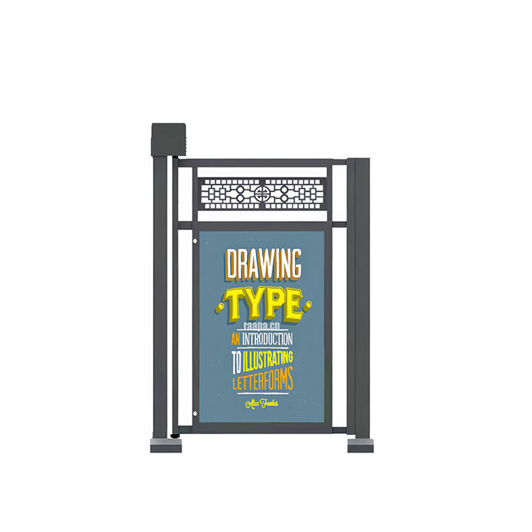 Automatic pedestrian Ad Gate Promotional  increased heighten Prevent Climbing