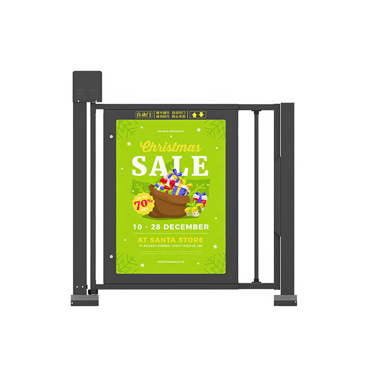 Smart Ad Pedestrian Passing Gate Cold-rolled Sheet Ads Promotional Function