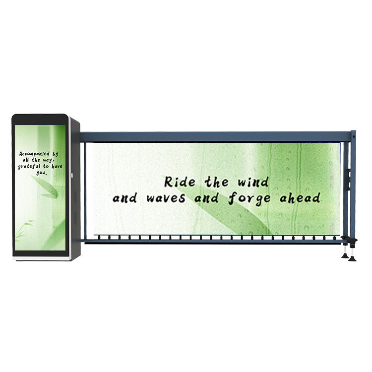 Advertising revenue barrier gate promotional Ads  for Commercial Property