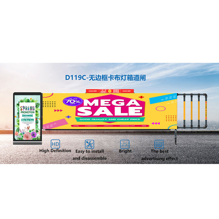 Gate Opener Automatic Smart Commercial Ad Gate Cold-rolled Sheet Promotional 