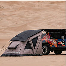 Soft shell side awning details