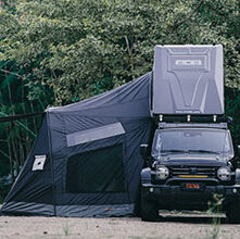 Aluminum Triangle Hard Shell Automatic Quick Open Roof Tent details