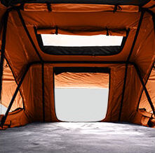 NS-140 flip side open tent details