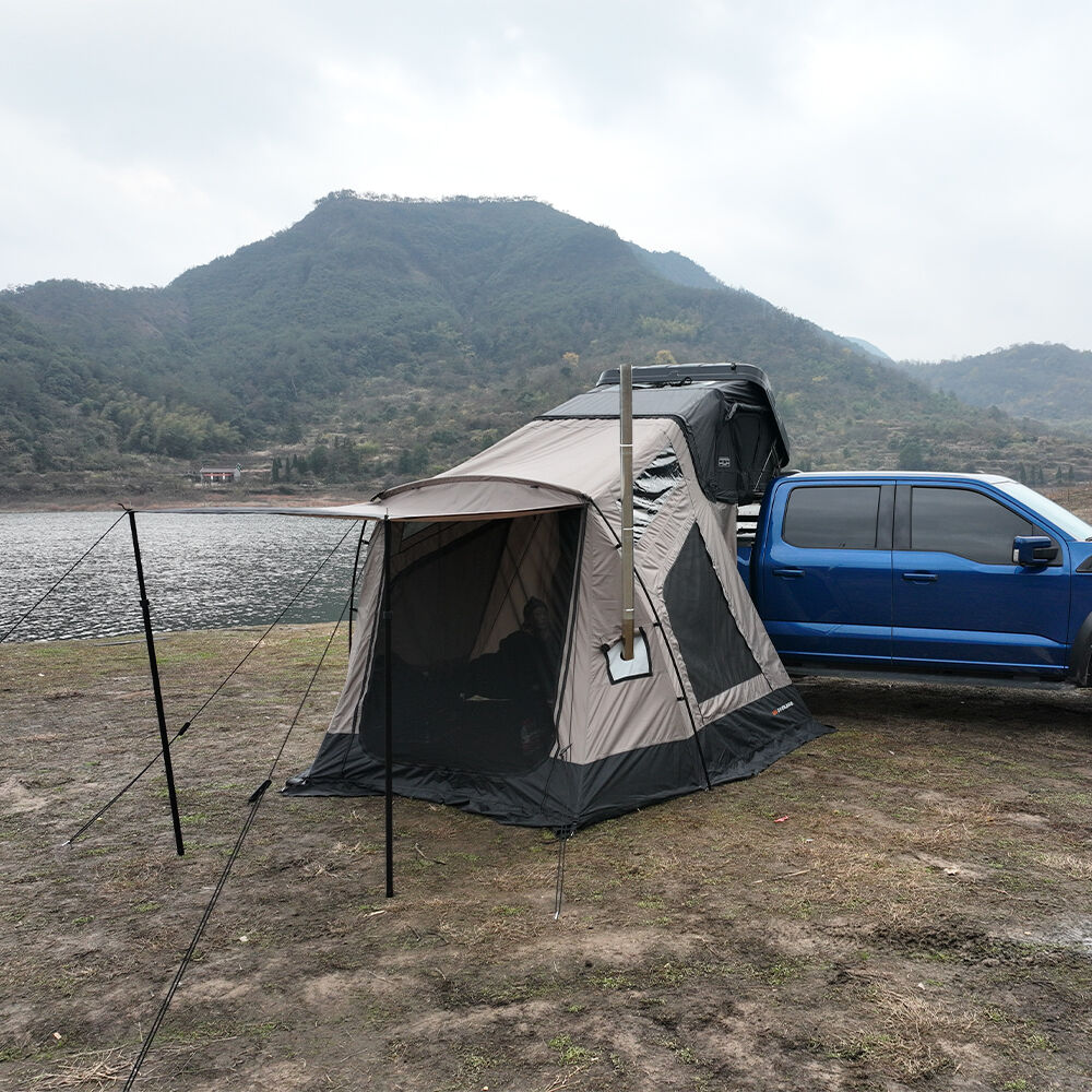 Stanza aggiuntiva per campeggio all'aperto, tenda da tetto portatile adatta a tutte le stagioni