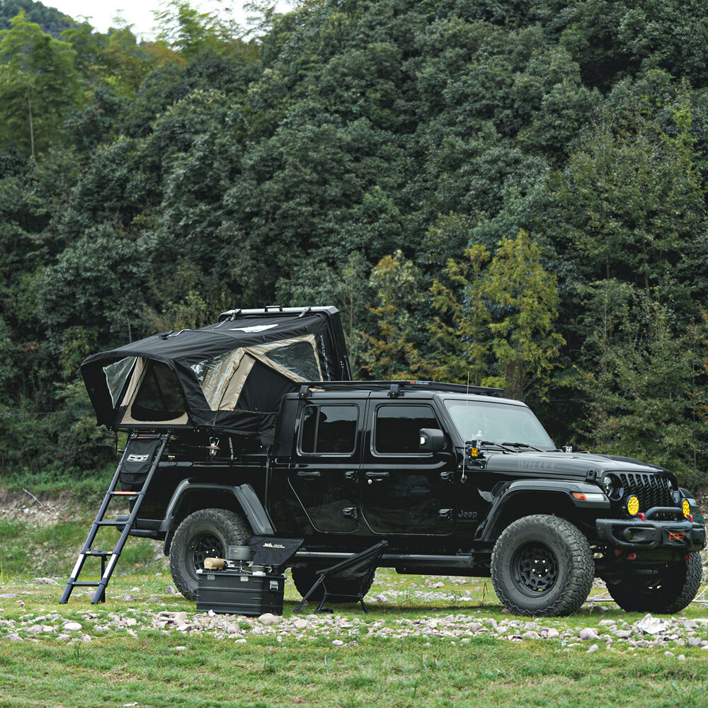Tenda da campeggio rigida premium per tetto auto in alluminio