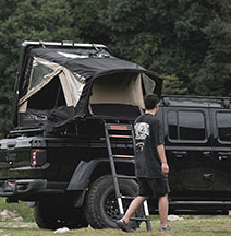 Premium Aluminum Hard Shell Car Roof Camping Tent details