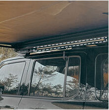 Soft shell side awning details