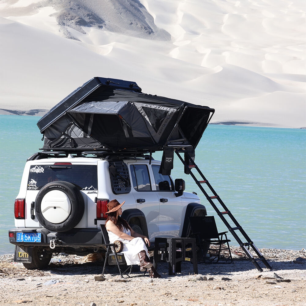 tenda da tetto rigida ABS 4x4 fuoristrada a conchiglia