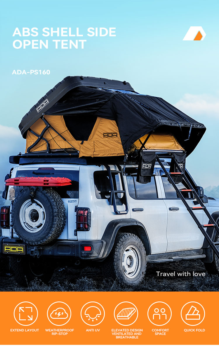 Durable 4 Season Hard Roof Tent For Outdoor Family supplier