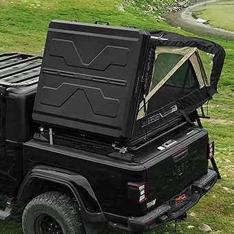 Premium Aluminum Hard Shell Car Roof Camping Tent details