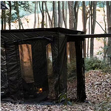 Soft shell side awning manufacture