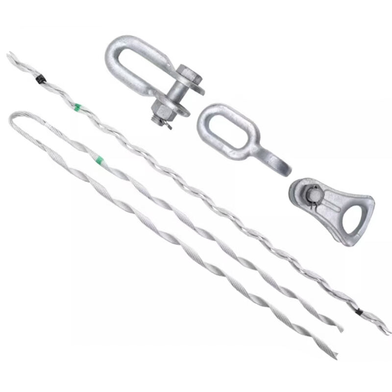 ADSS-001-2 Abrazadera de tensión pre-torcida para cable de fibra óptica