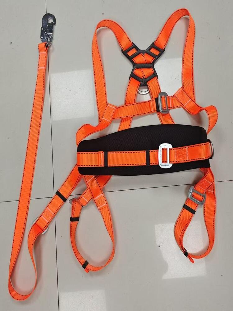 Safety Belt(Power Safety Fence Brackets,Ground-Inserted Poles Fence Net Protection,Warning Isolation Tape,Support Upright Poles)