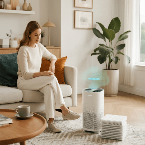 The mainstream filter material for air purifiers