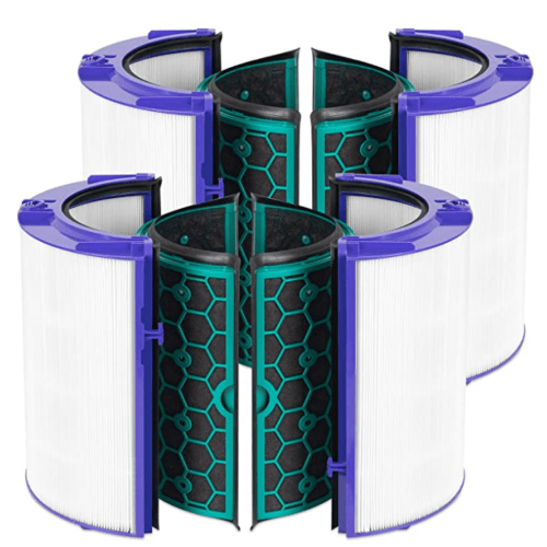 Refine Glass 3-Stage HEPA & Activated Carbon Filter Air Purifier Parts Compatible with HP04 TP04 DP04 TP05 DP05