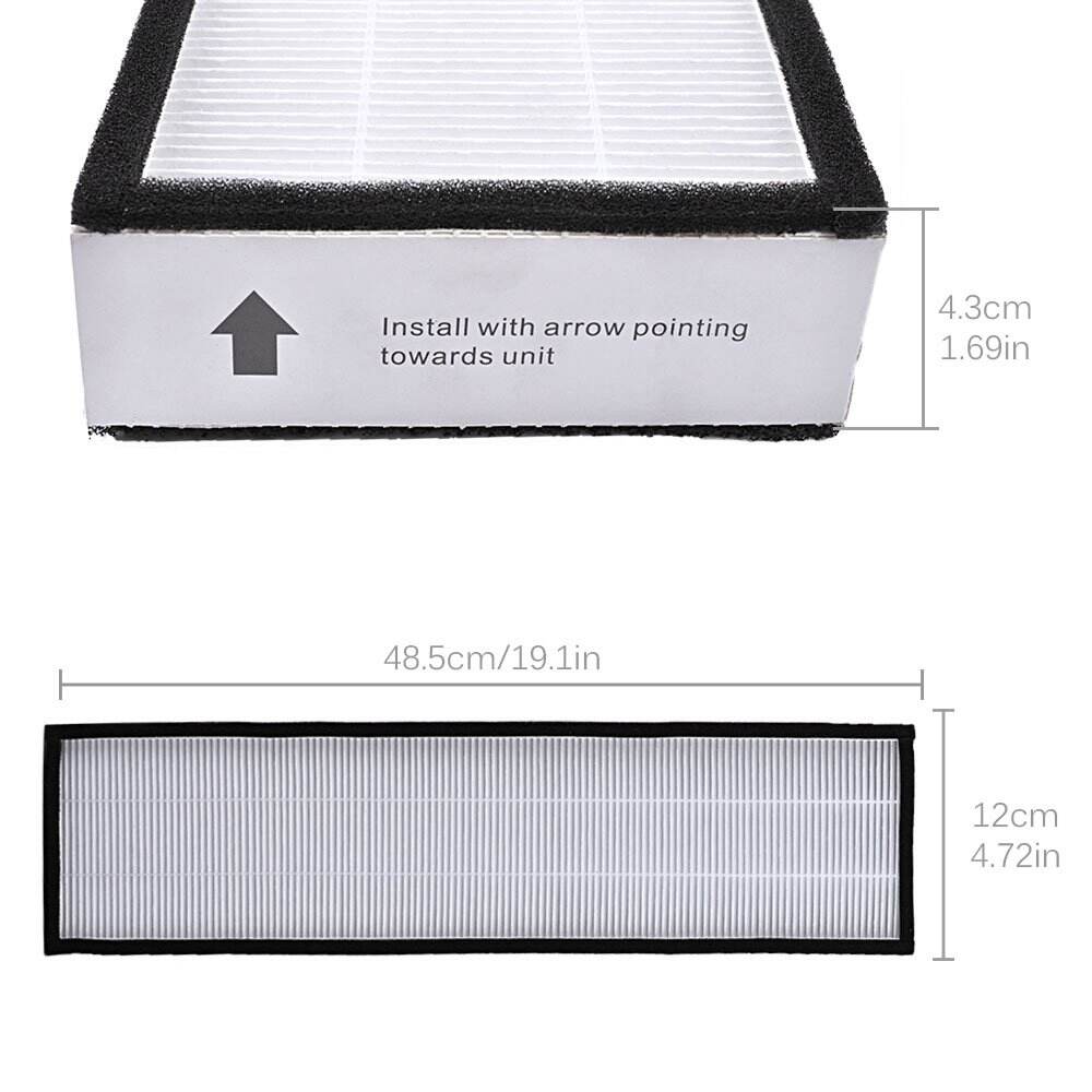 Factory Price FLT5000 Carbon Air Purifier Filter 2PK Replacement For GermGuardian Filter C