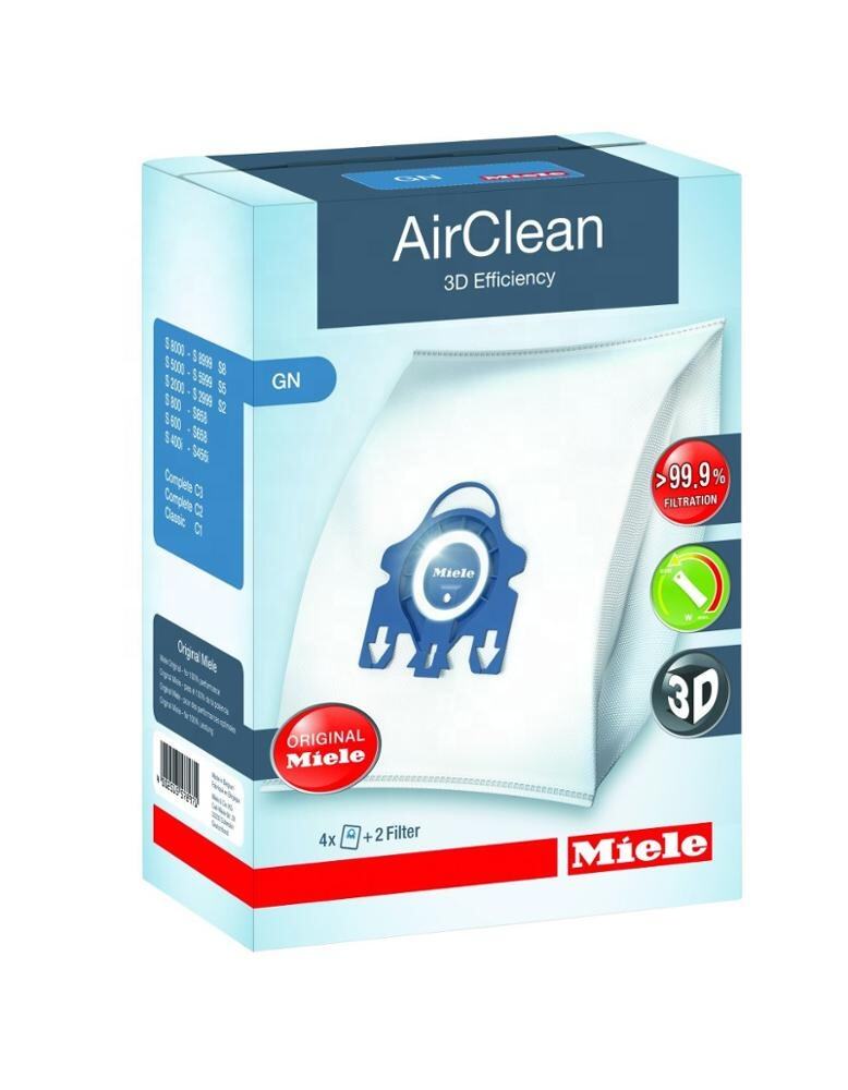 リファイン工場交換用フィルターバッグ ミーレ GN AirClean 3D 効率紙パック・フィルター セット
