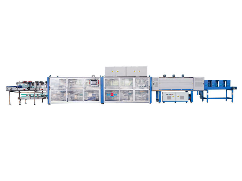Tray + Wrapping Packing Machine YCBS45ZT