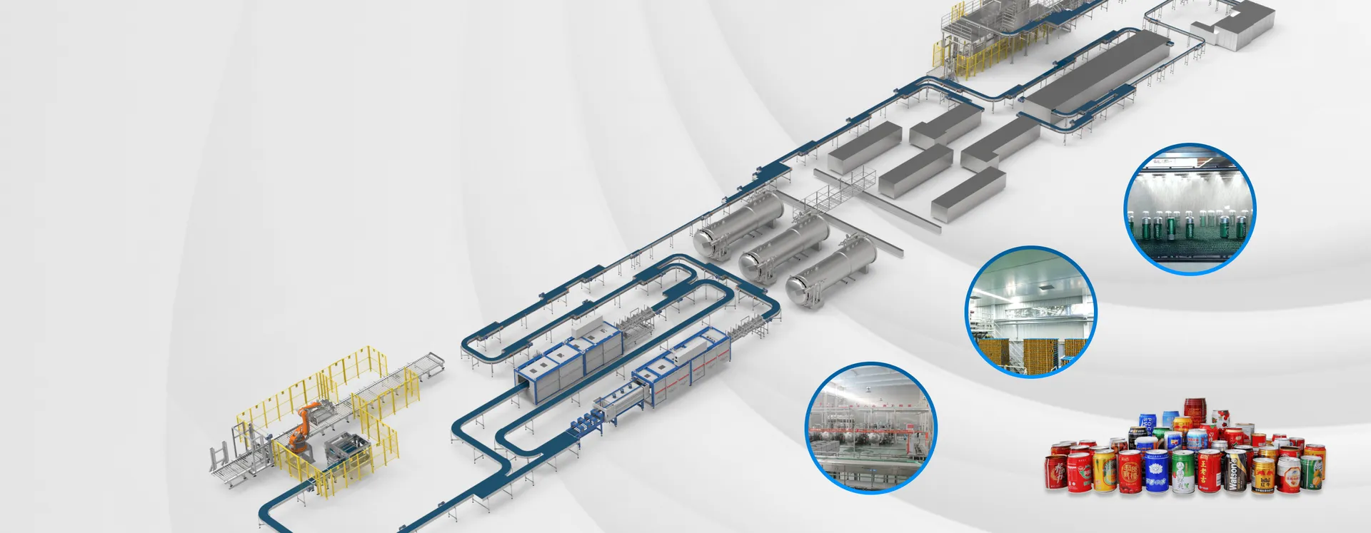 Cans Packaging Production Line
